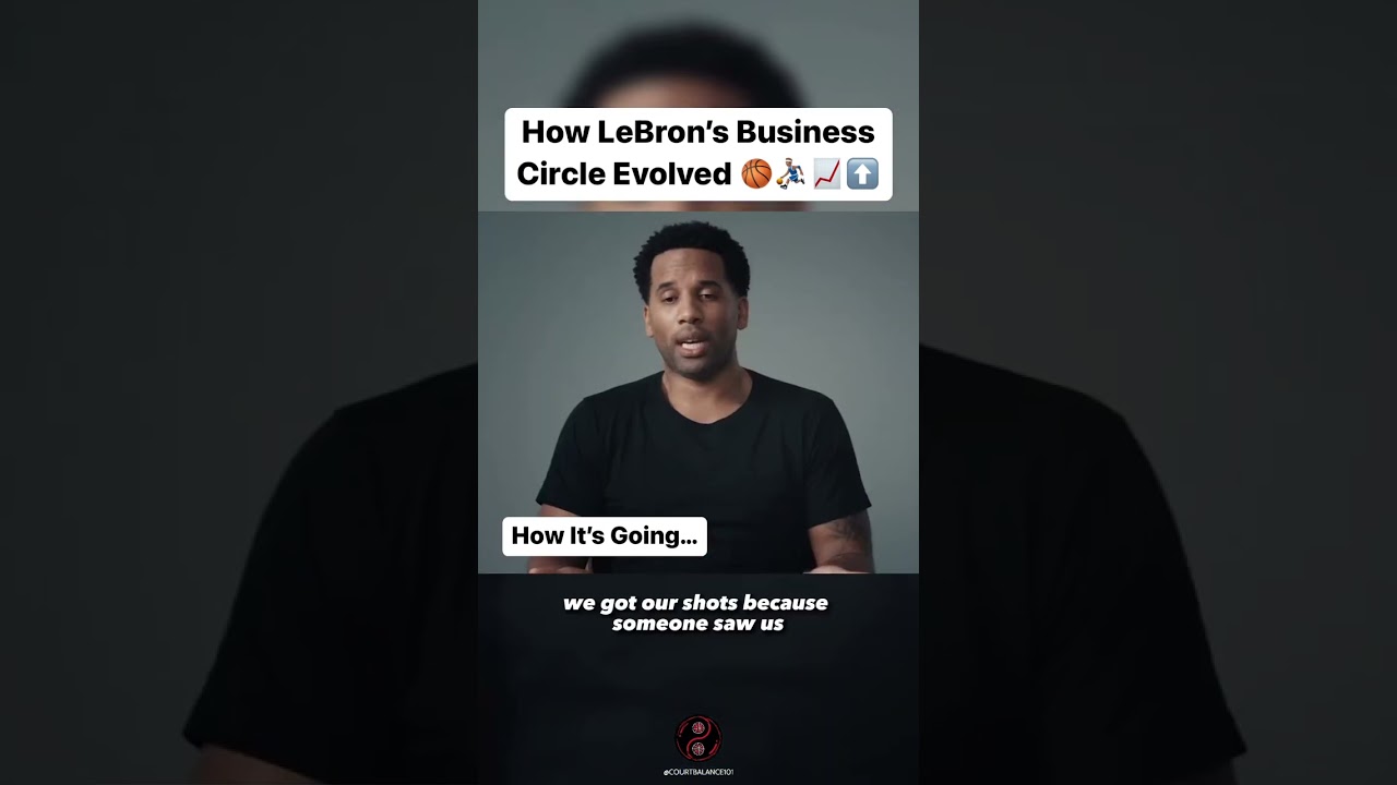 How Lebron James evolved on the business side.  🏀 📈  (Rap City 2004)