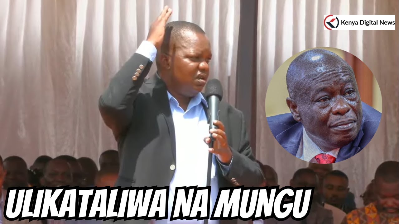 Kitui East MP Nimrod Mbai blasts former DP Gachagua in front of Kindiki as he roars in Embu!!