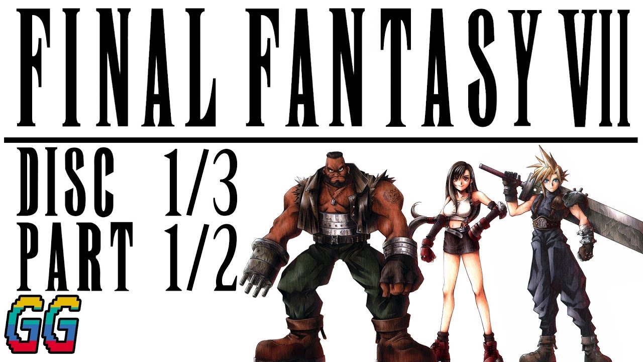 PS1 Final Fantasy VII Disc 1/3 Part 1/2 1997 - No Commentary