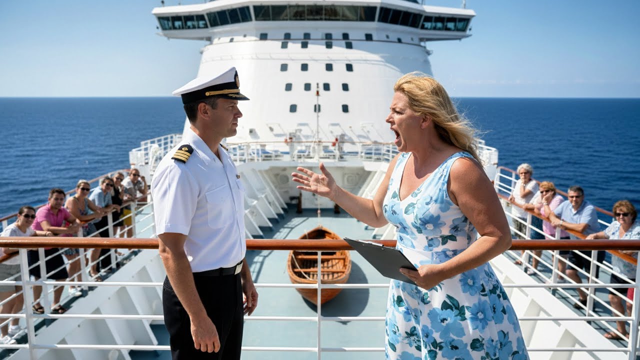 HOA Karen Tried To Control The Cruise — The Captain Stopped Her Instantly.