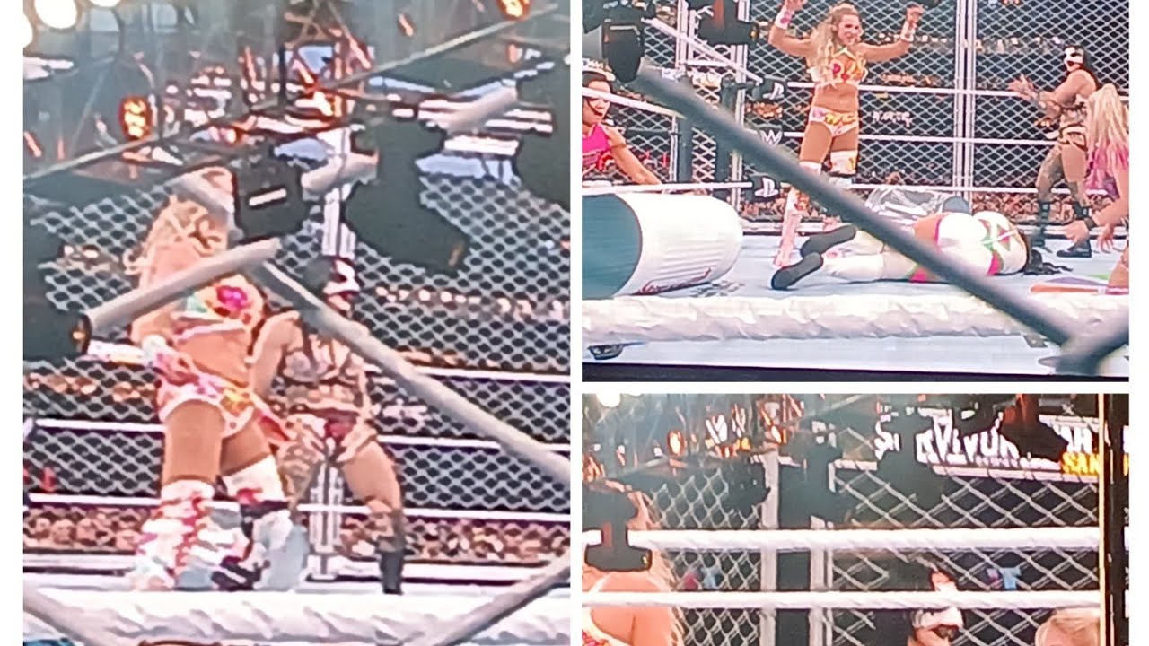 Becky lynch nia jax lash legend Asuka kairi sane women's survivor serious part two live #wwe