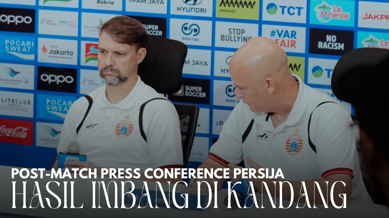 Kekecewaan Mauricio Souza & Rizky Ridho Pscalaga Imbang Lawan Borneo FC | Press Conference