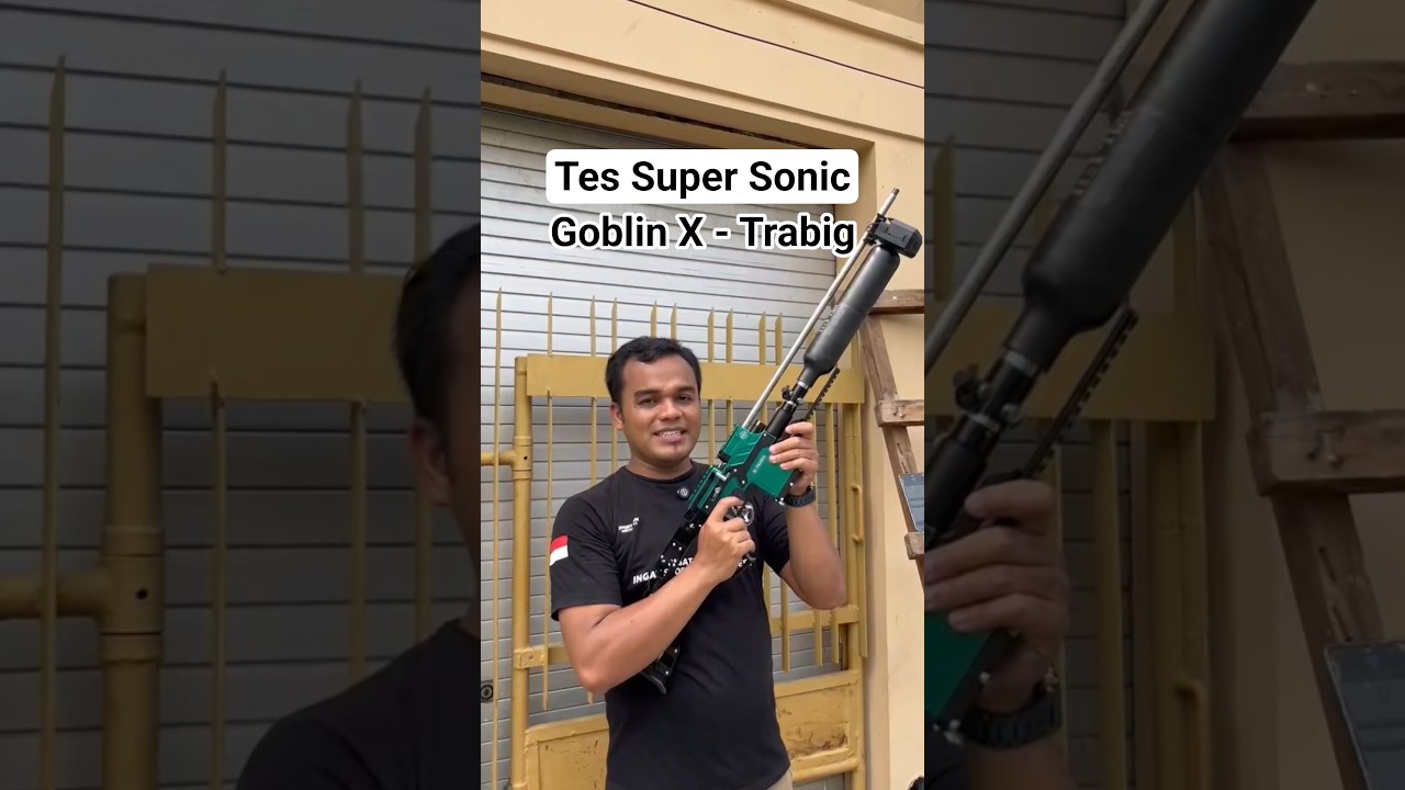 Tes Super Sonic dan Kecepatan Peluru Slug Goblin X-Trabig #senapanangin #gs88 #hargasenapanangin