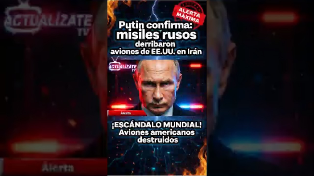 &iexcl;PUTIN CONFIRMA DERRIBO! Misiles rusos impactan aviones de EE.UU. en Ir&aacute;n ⚠️