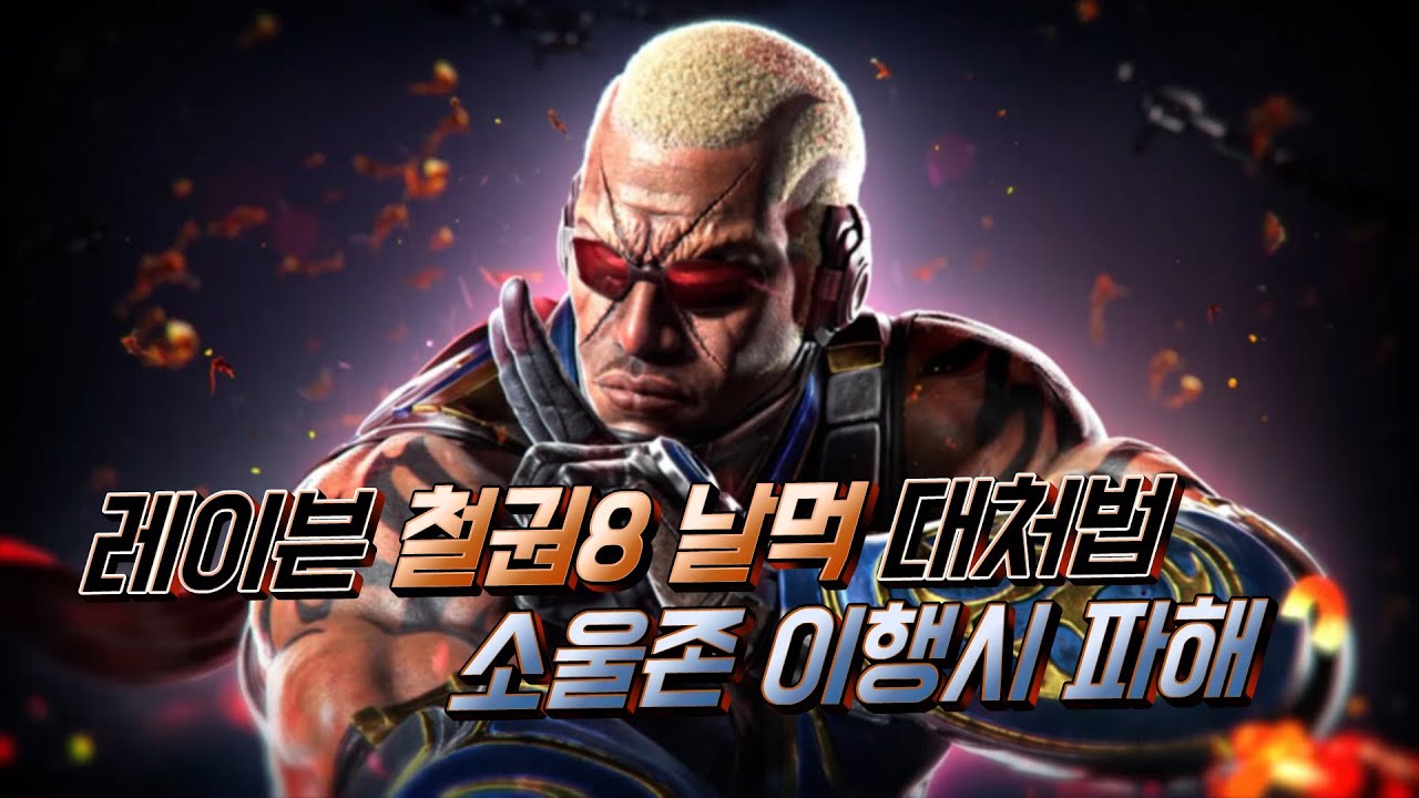 [공략] 레이븐 철권8 날먹 소울존 대처법 파해하기