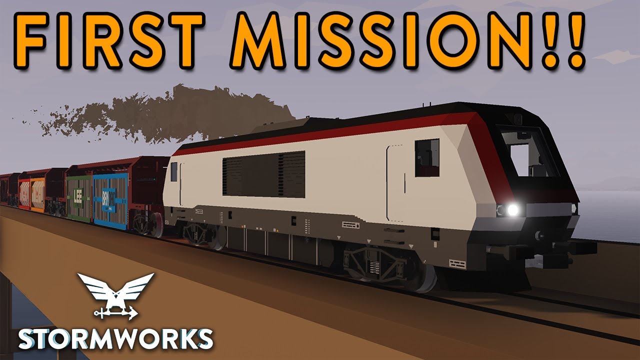 First Freight Misson!! - Survival Series Part 21 - Stormworks Version 1.0