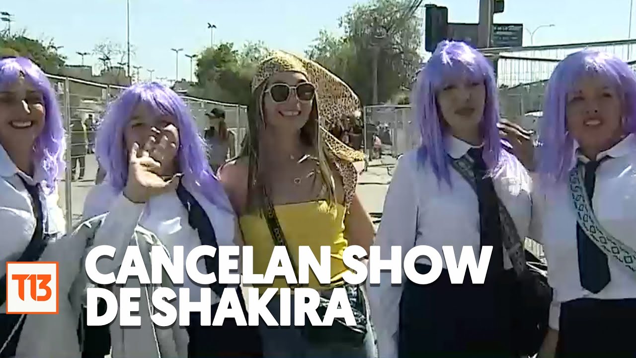Confirman cancelación de show de Shakira