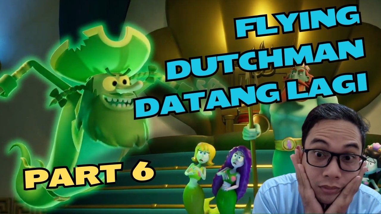 Flying Dutchman datang lagi - Main game Spongebob Squarepants Titans Of The Tide - PART 6