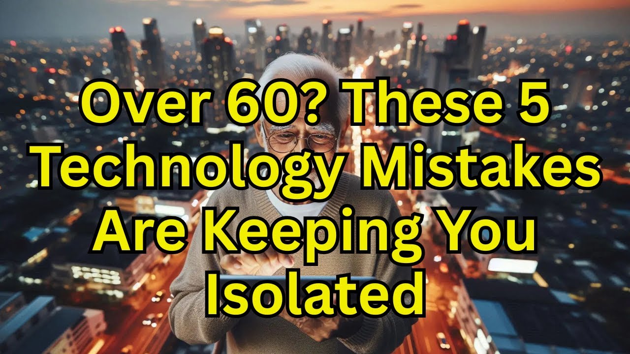 Over 60? These 5 Technology Mistakes Are Keeping You Isolated. senior, elderly