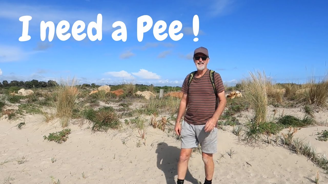Hiking senior