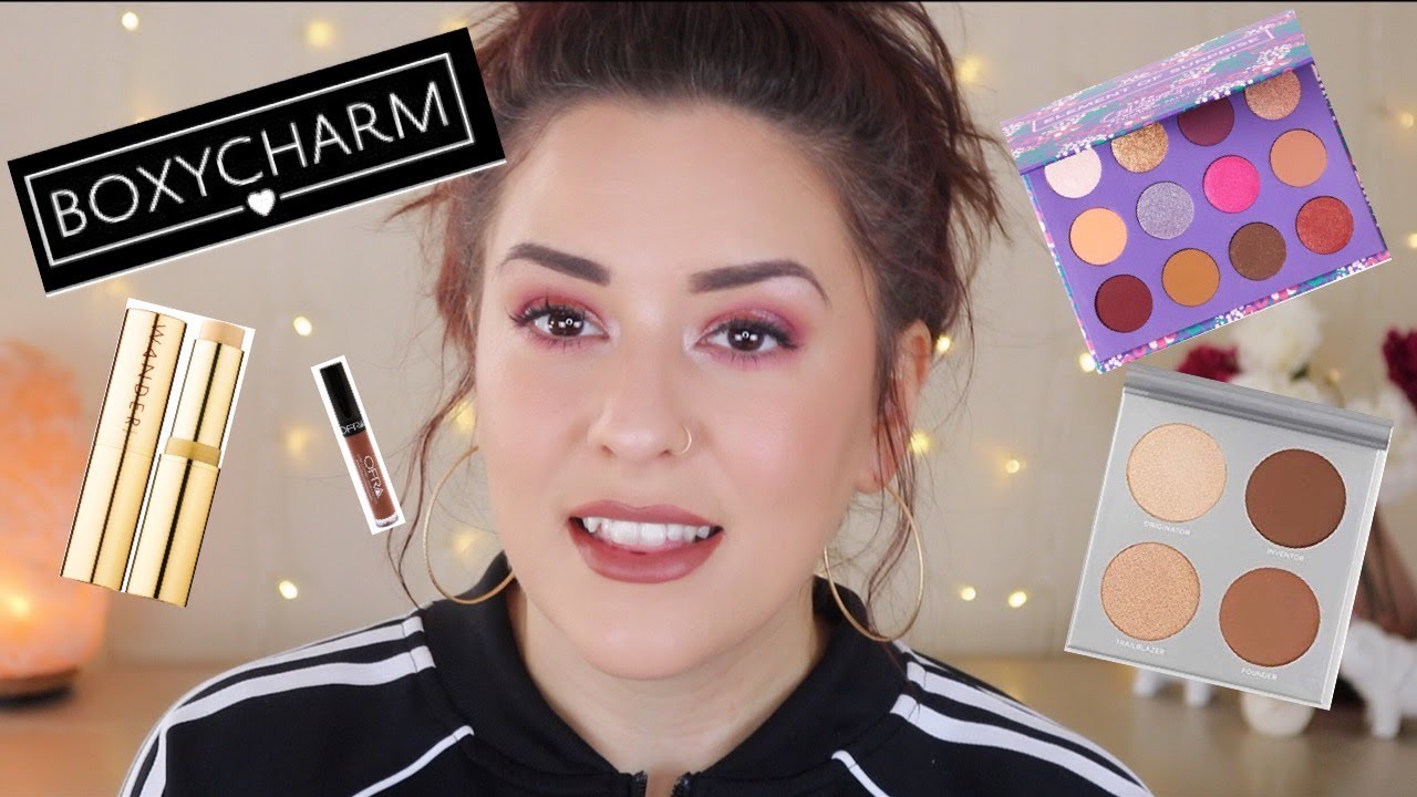 FULL FACE USING BOXYCHARM MAKEUP ONLY!