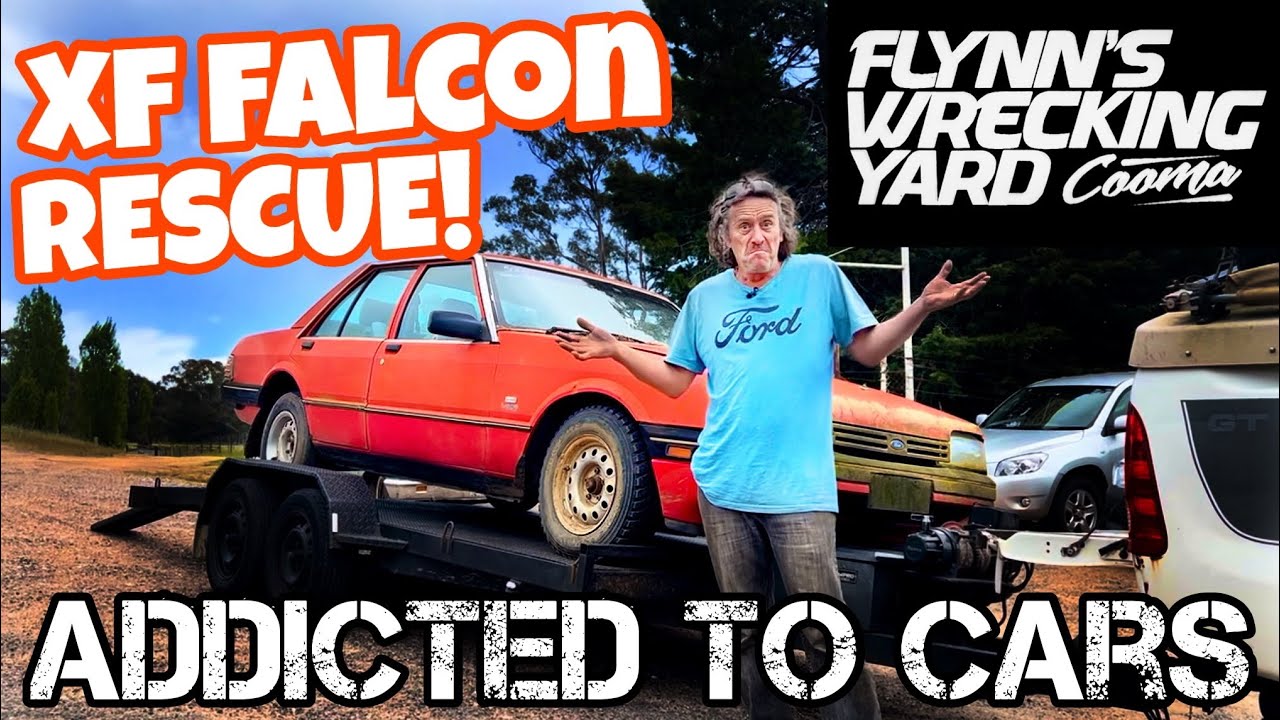 XF FALCON RESCUE!! From Flynn’s Wrecking Yard! | Addicted to Cars