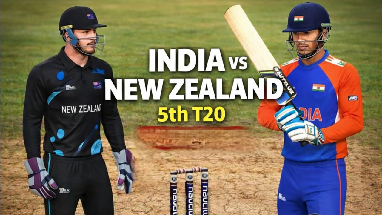5th T20🏏 | IND vs NZ | Quality Graphics⚡️| Highlights #realcricket 
