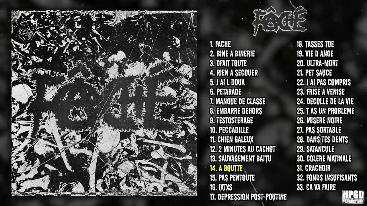 Fâché - s/t FULL ALBUM (2023 - Grindcore)