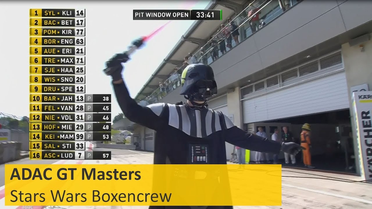 ADAC GT Masters Star Wars Boxenstopp Red Bull Ring