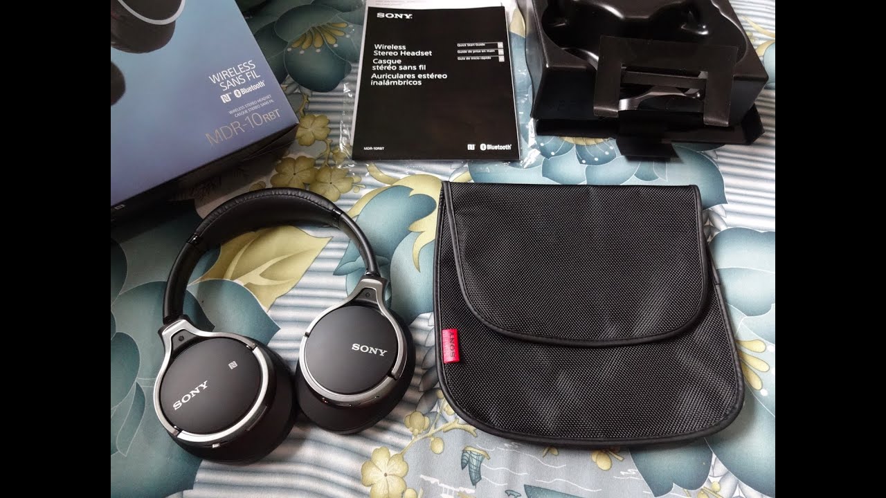 Sony MDR10RBT Wireless Bluetooth Headphones Unboxing Vlog