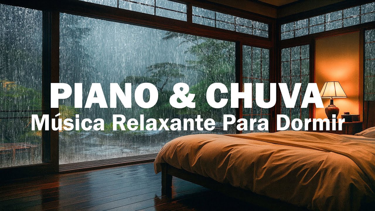 Música Relaxante para Dormir – Piano Emocional & Chuva Suave para Libere Estresse,Ansiedade e Tensão