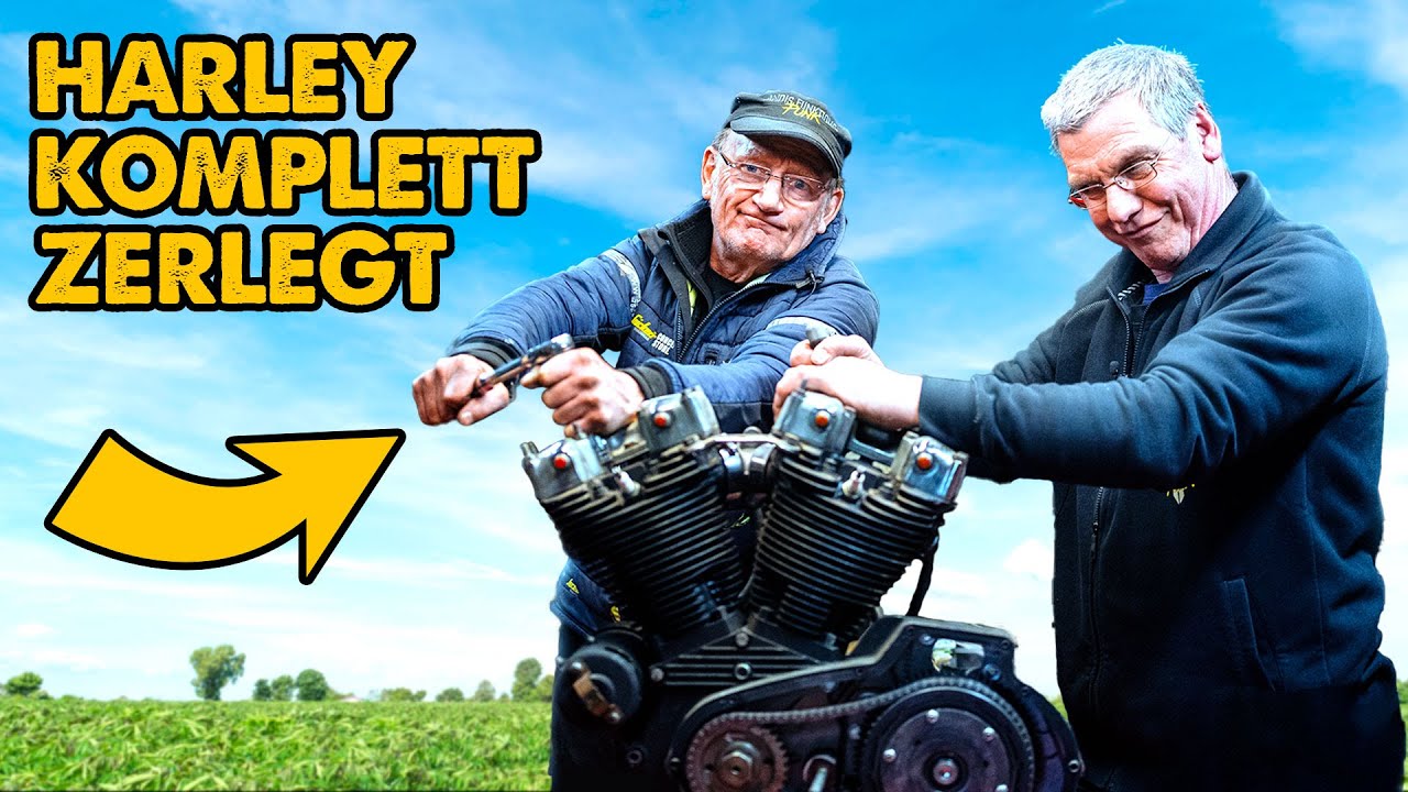 Dem Motor geht es an den Kragen | Harley Davidson Ironhead Sportster | Andis Funktionspunk
