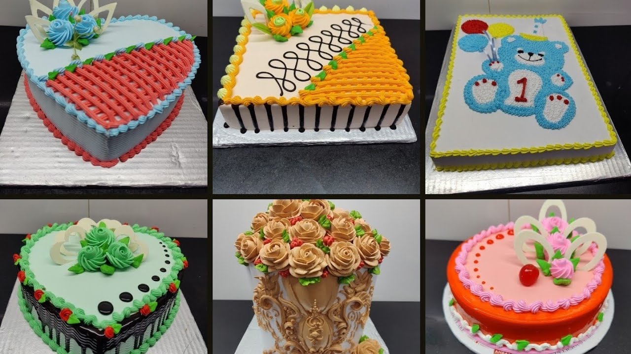 Happy birthday cake new design 6+cake #cake #birthdaycake 