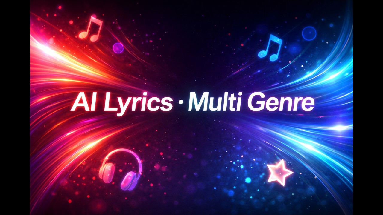 AI Lyrics Music 2 Hours | 다양한 장르 Multi-Genre Playlist | 가사 영상