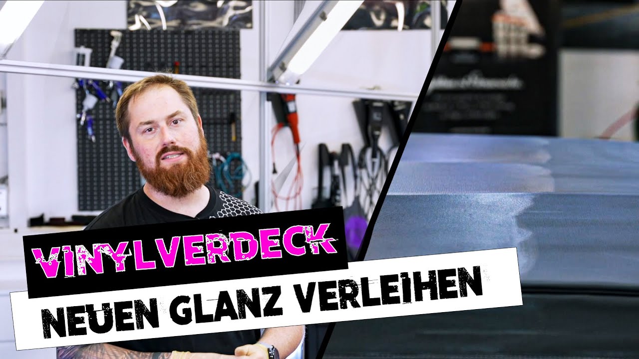 Einmal auf NEU Bringen! // Die richtige Reinigung von Vinylverdeck und Pflege // So klappt es!