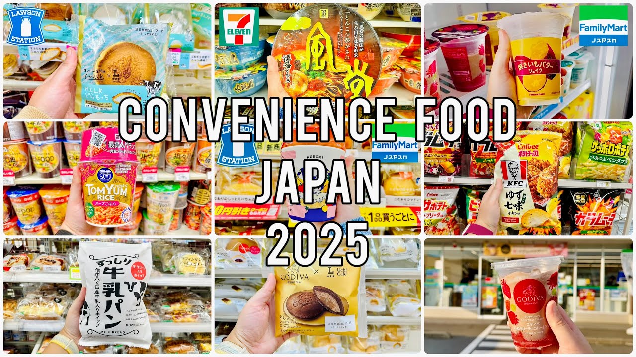I tried 30 of the best Japanese convenience store foods from 7-Eleven,Lawson,FamilyMart in Japan 🇯🇵