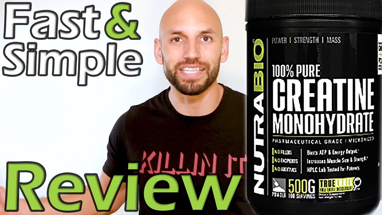 Nutrabio: 100% Pure Creatine Monohydrate Supplement Review