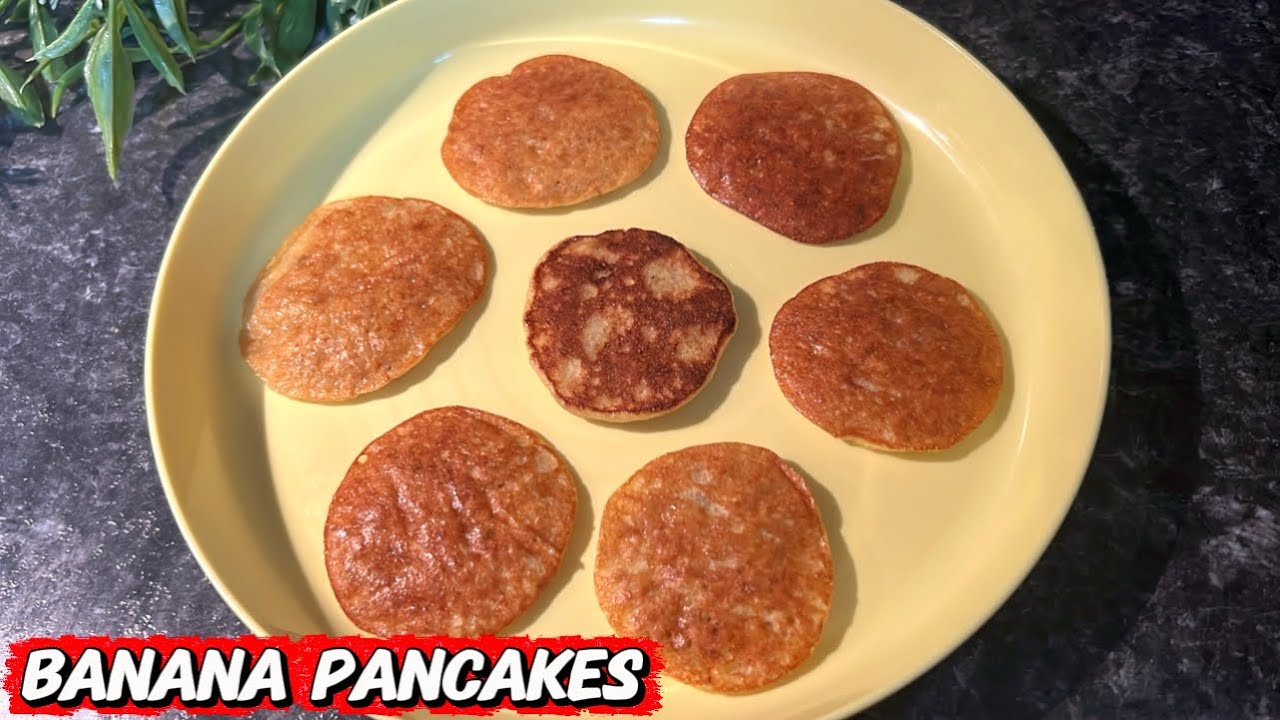 2 Ingredient Banana Pancakes For Babies | Breakfast For 1 Year Old Baby | Pancakes For Babies