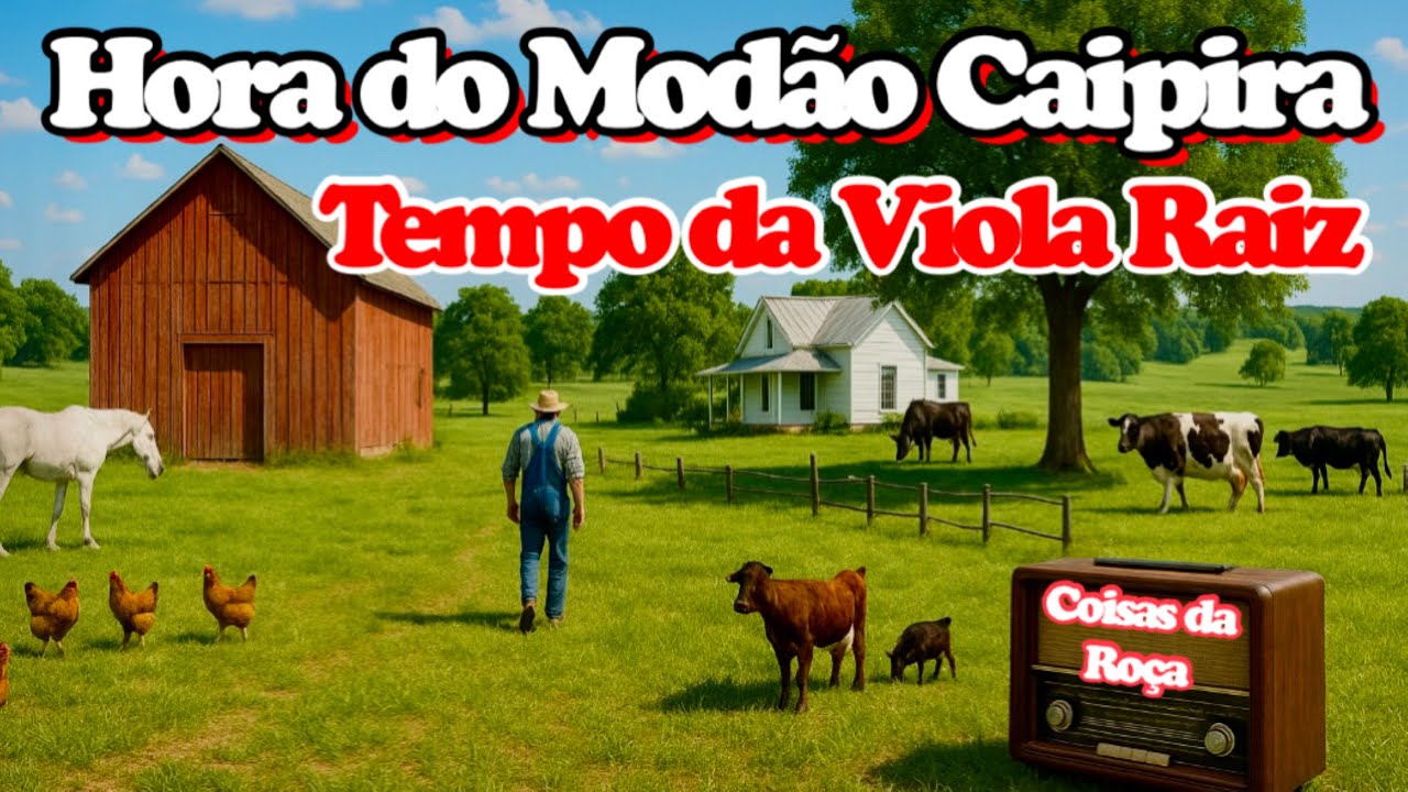 📟🎶🎵HORA DO MODÃO CAIPIRA NO TEMPO DA VIOLA RAIZ - A Cultura está viva no Coração Sertanejo