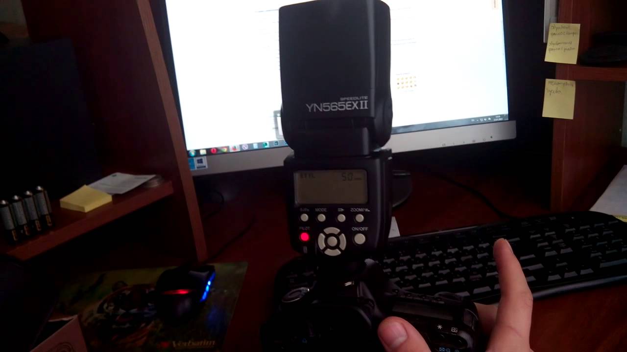 Вспышка yongnuo YN565EX II для Canon не работает с 5D