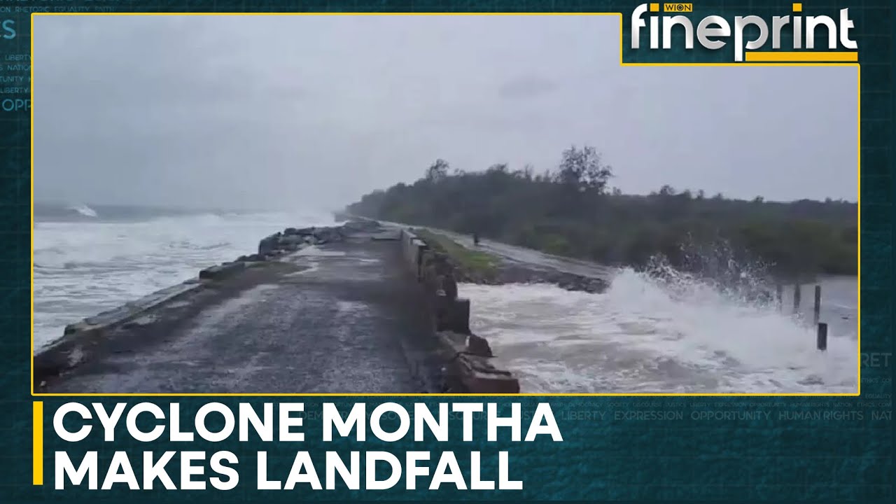 India: Cyclone Montha Begins Landfall Process Near Andhra Coast, at Least 50,000 Evacuated | WION