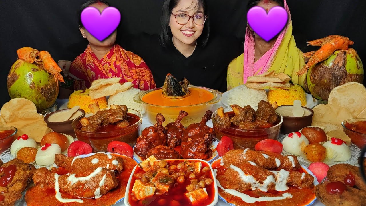 Встречайте Новый год 🎉 с милыми *ПОМОЩНИКАМИ ПО ДОМУ* | Asmr Eating | Mukbang | Big Bites