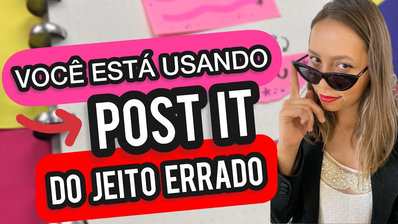 5 Dicas com POST IT e LETTERING para deixar o seu caderno mais bonito!