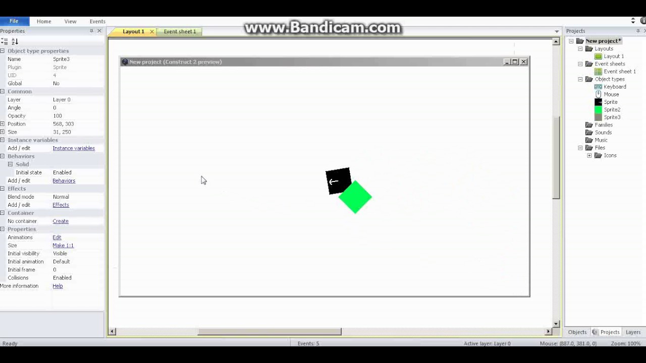 Construct 2 #9 Все о 8-directions (ну или почти все)