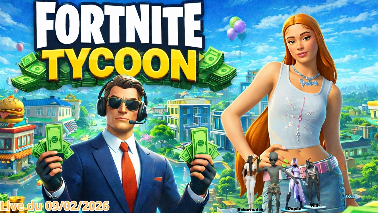 Fortnite | Tycoon avec @NekromaTek  Ropile & Will