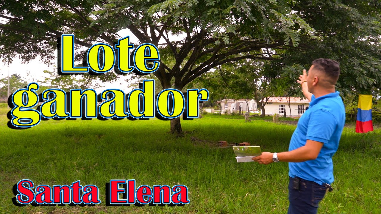🌳🏠Lote campestre esquinero con &aacute;rbol saman dentro de parcelaci&oacute;n para la venta en Santa Elena.🤠💪🏻