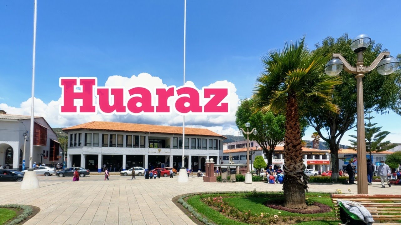 ASÍ ESTÁ LA HERMOSA CIUDAD DE HUARAZ:ABRIL DE 2022