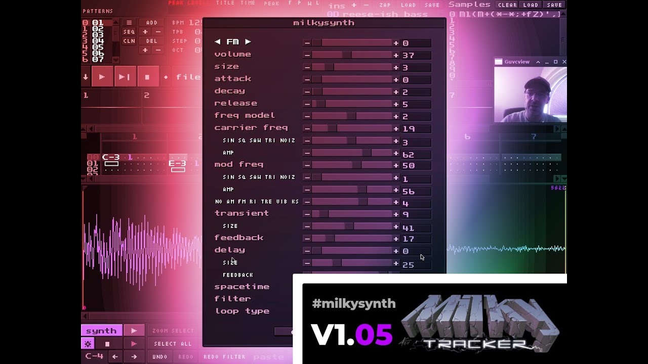 MILKYTRACKER V1.05 out now! (#MILKYSYNTH edition) ❤ + BONUS!