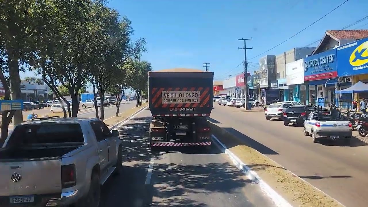 Passando por Redenção no Pará.