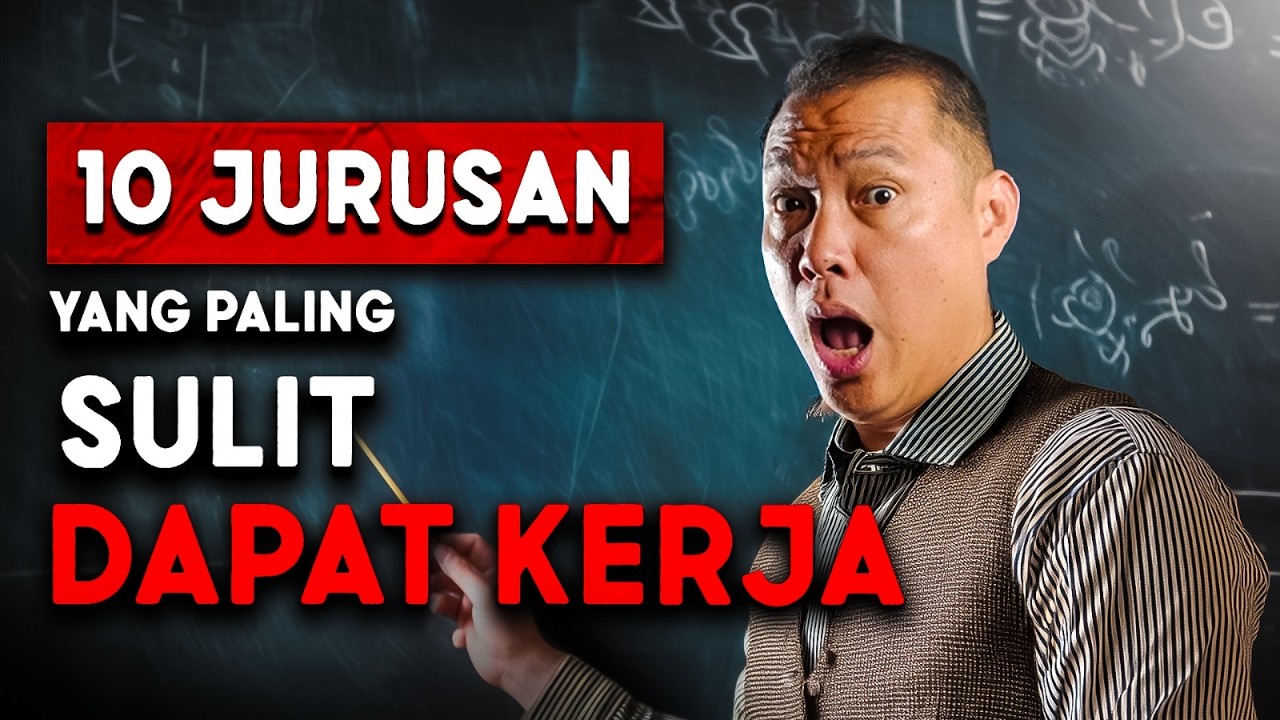 10 Jurusan Kuliah Yang Paling Sulit Dapat Kerja | Jangan Buang Uang