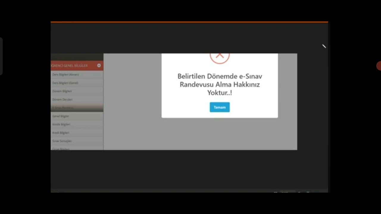 e-Sınav randevu alma hakkınız yoktur yazısı neden çıkar? e-Sınav randevusu nereden alınır?
