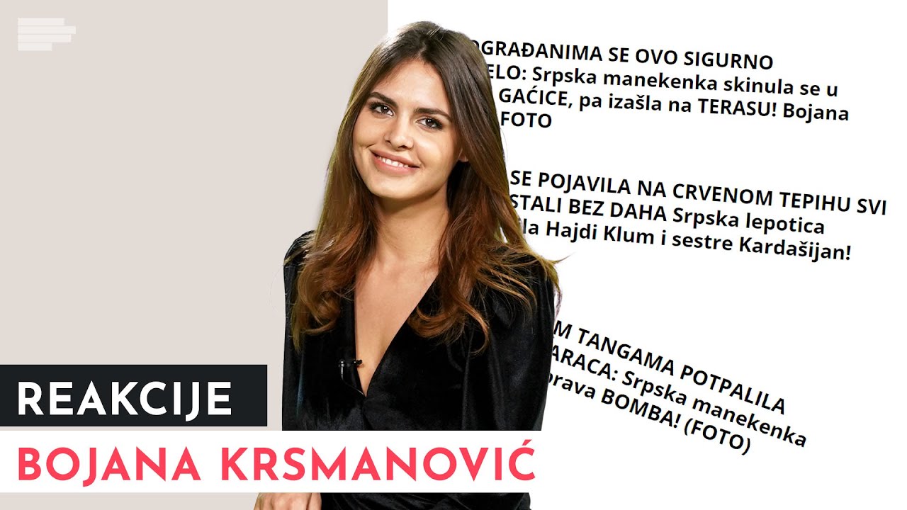 Bojana Krsmanović: Vreme je za botoks!