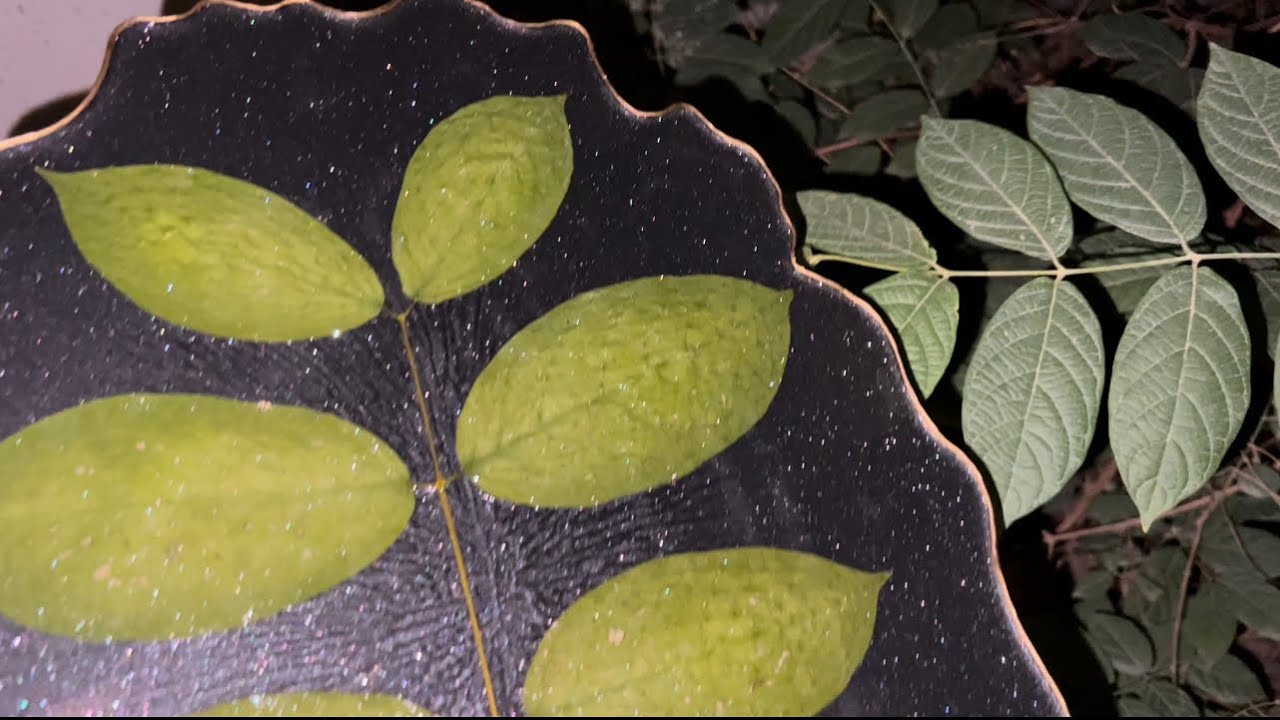 ستاند ريزن بورق الشَّجر🍃 -Resin leaf stand