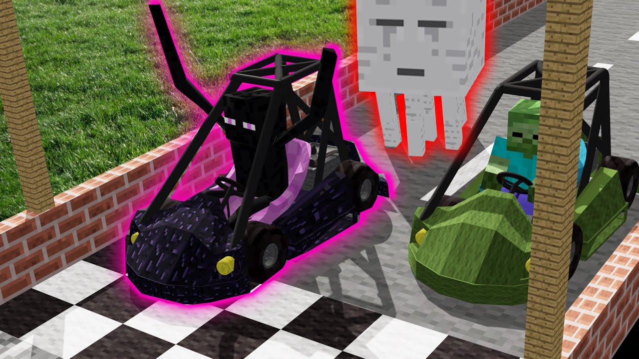 Monster School: Swimming | Brewing | Car Racing | Boys vs. Girls | (Monster School Compilation)