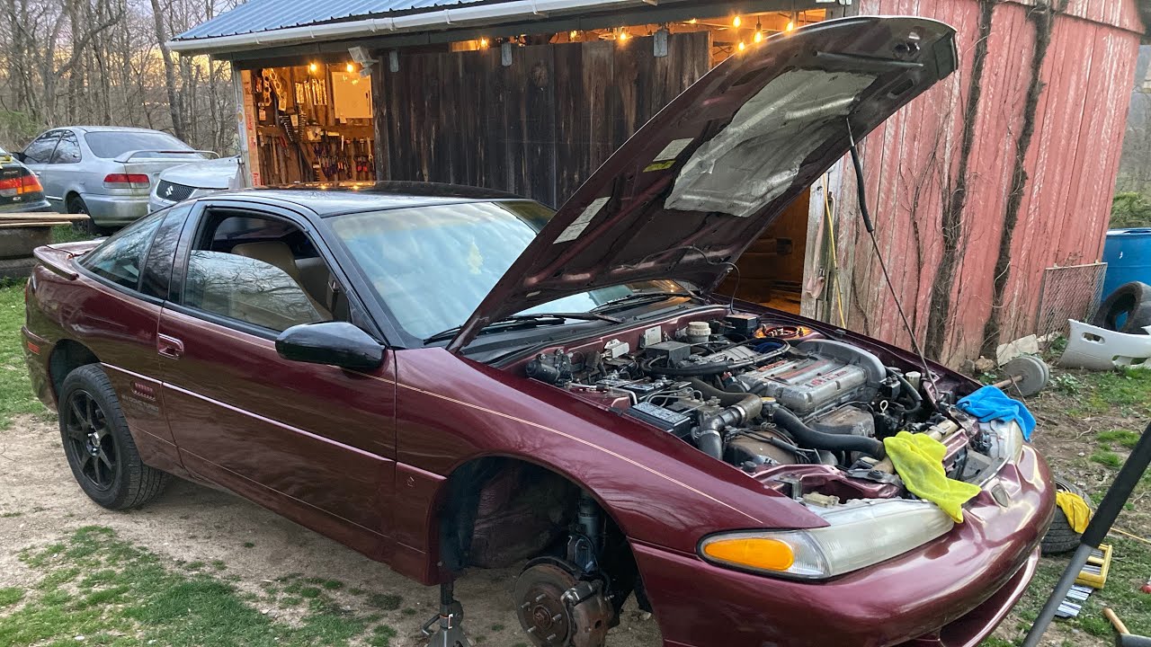 1st Upgrade for my 1g DSM Megan Coilovers and reduced ￼weight doing so