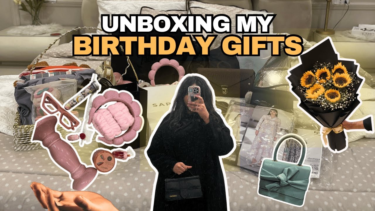 I UNBOXED ALL MY BIRTHDAY GIFTS 🎁😱 (YOU WON’T BELIEVE WHAT I GOT!!) 🎂✨