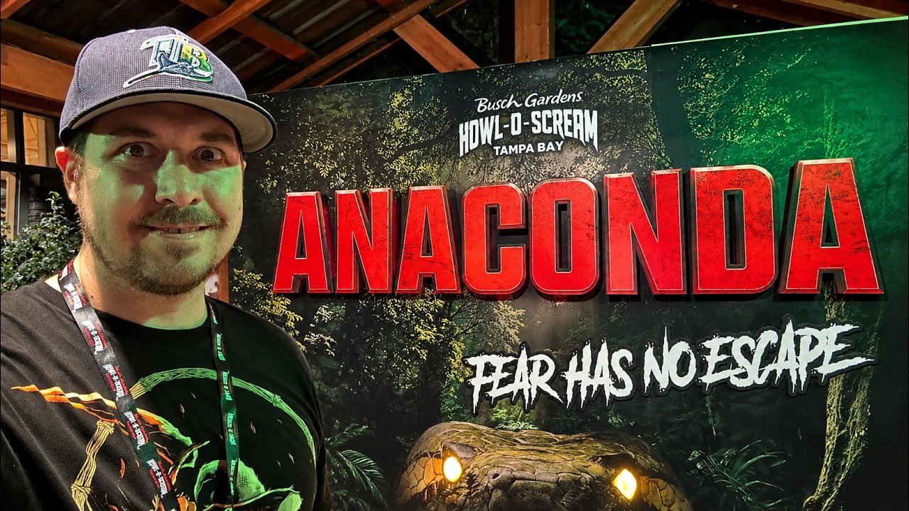 Howl-O-Scream 2026 TAMPA! Full Walkthrough of ALL Haunted Houses & ScareZones + NEW ANACONDA HOUSE!