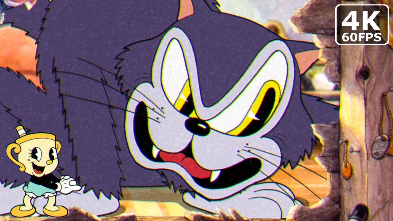 Cuphead | Werner Werman Boss Fight (Ms. Chalice, DLC Weapons)