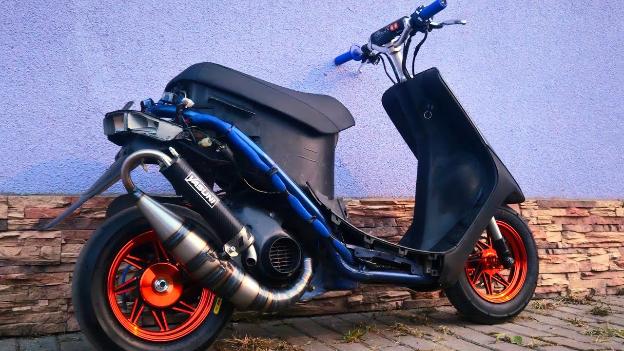 Honda Dio af18 переходим с барабана на диск, новые результаты с замером Dragy
