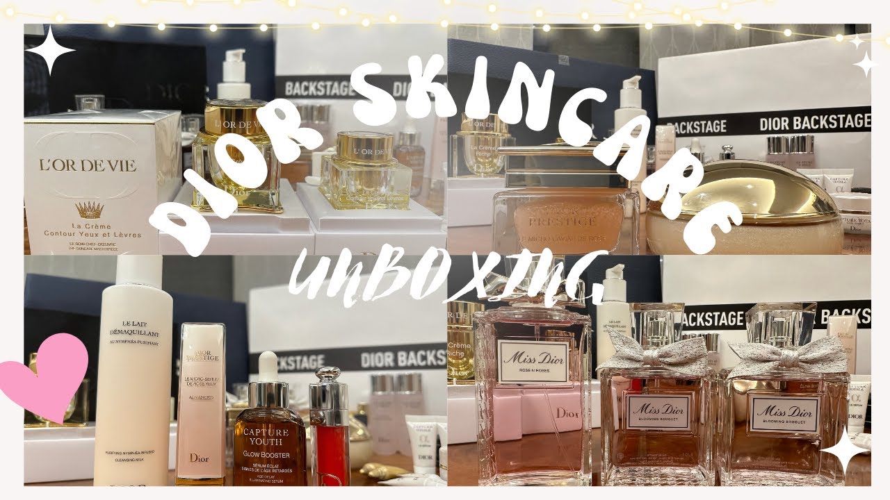 💗Unboxing | Dior skincare haul💗